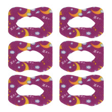 Kids Sleep Strip Mouth Shape Reducing Mouth Breathing Nasal Strip for Snoring Relief Purple M 100pcs