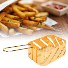 Edelstahl-French-Fry-Einsatz mit sicherem Griff – Vielseitiges Küchenwerkzeug