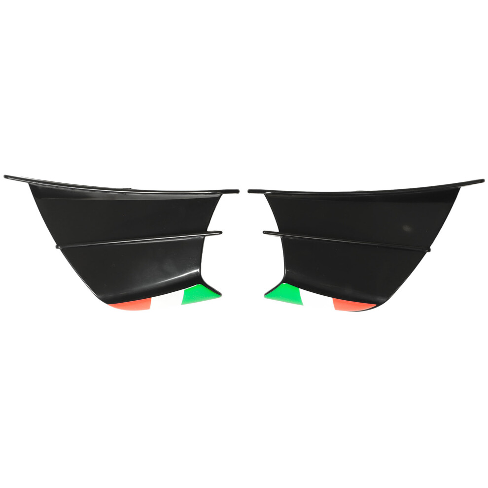 2Pcs Motorcycle Wing Side Spoiler Fairings Winglets Fit For Ninja 400 250 Z900 Z1000 Black 5001317982367