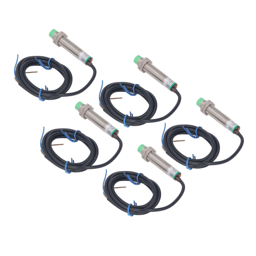 5 Pcs Inductive Proximity Sensor M12x1 Pnp Nc Ip65 Proximity Switch Approach Sensor 6Â36Vdc 5011317982779