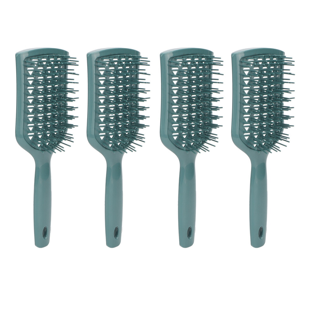 4Pcs Hair Brush Stylist Hairbrush Styling Comb Massaging Detangling Tool for Home Salon