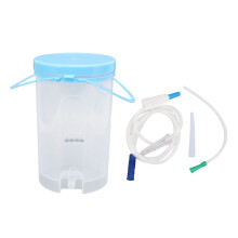 1200 ml Kaffee-Entenbehälter Tragbarer Silikon-ABS-Enten-Set zur Linderung von Verstopfung