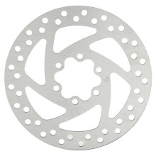 140mm Electric Scooter Brake Disk Stainless Steel 6 Hole Brake Disc with 6 Screws for Electric Scooter Modification