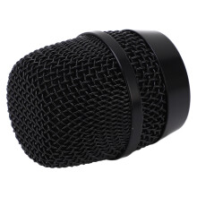 Mikrofon-Gitter & Windscreen Baumwolle für BBS666 Schwarz Ersatz-Kugelkopf