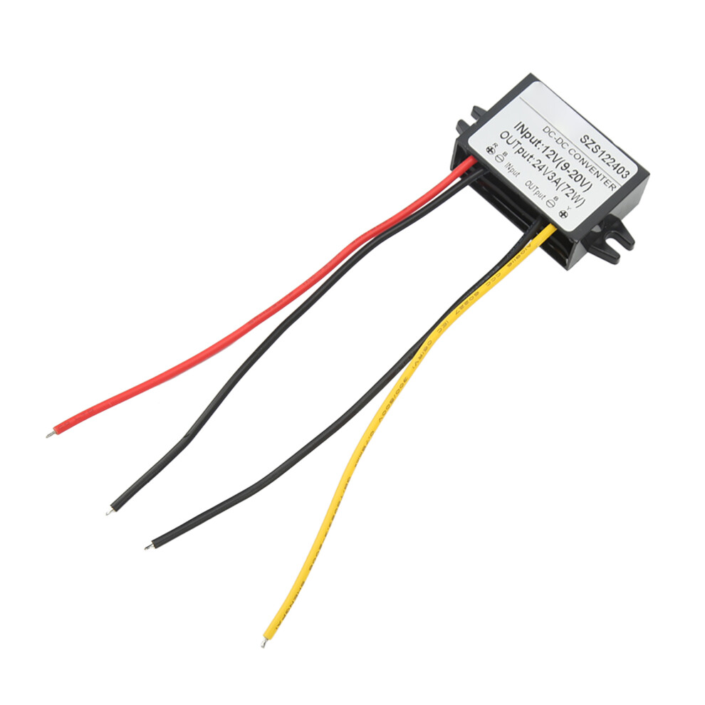 Dc To Dc 12V 9Â20V To 24V3a Boost Converter Waterproof Ultra Thin Step Up Converter For Electrical Equipment 7901317988605