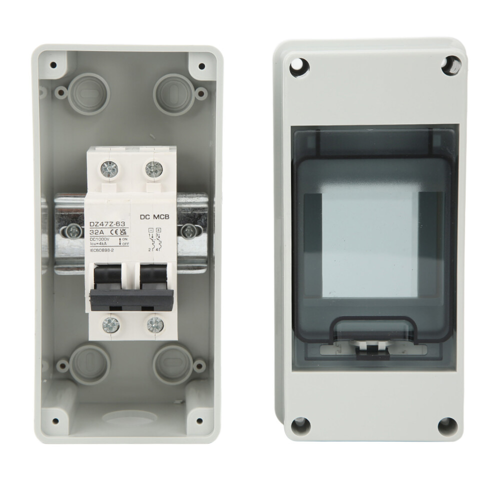 2P Mini Circuit Breaker Dz47z 63 32A Waterproof 4000A Breaking Capacity Dc Circuit Breaker 1000V 3691317989972