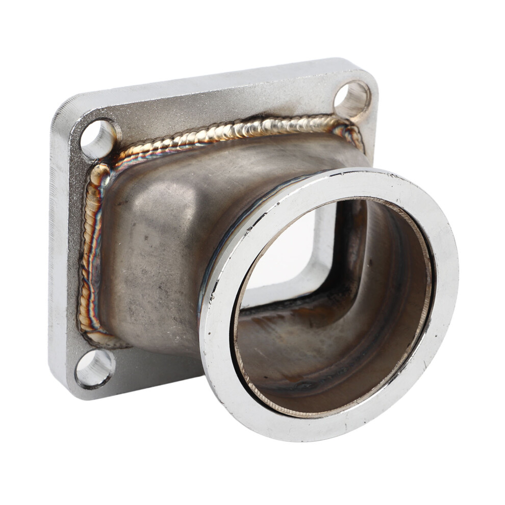 2.5In V Band Flange Adapter Stainless Steel Rustproof Long Lasting Universal For T4 Turbo 4661317989851