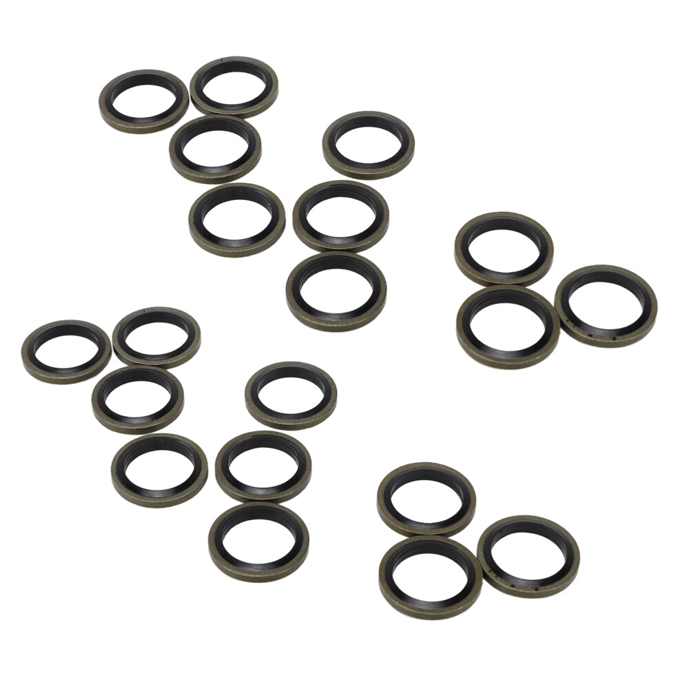 20Pcs 14Mm Fuel Sealing Gasket 3918192 Strong Sealing Leak Proof Replacement For Dodge Ram 2500 3500 5.9L 5.9 6.7L 6.7 8131317990424