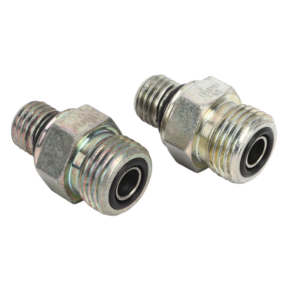 2 Pcs Turbo Oil Feed Connectors Joints 4940183 Metal Alloy Supply Line Fittings Replacement For Dodge 5.9L 24V 1998.5Â2006 4661317990444