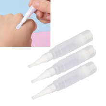 3er Pack Transparente Twist-Stifte, 4,5 ml Wiederverwendbare Nagel- und Lippenöl-Applikatoren