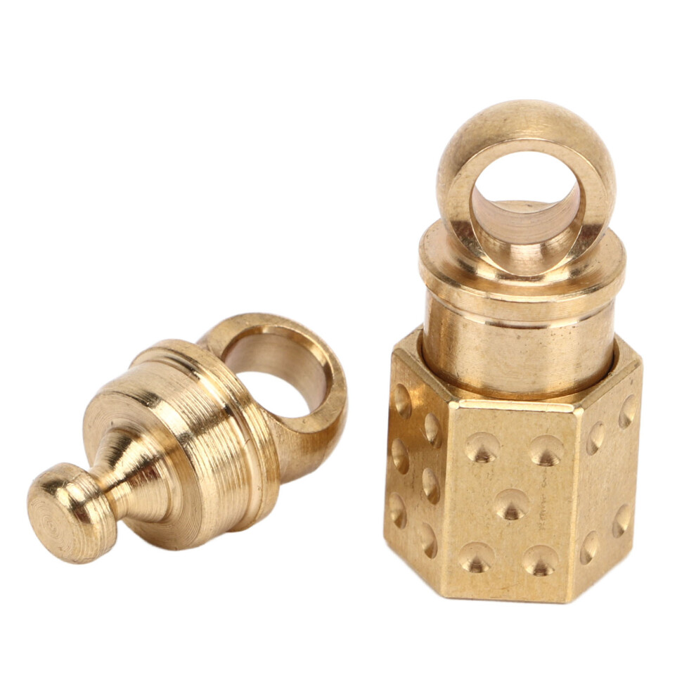 Quick Release Keychain Brass Detachable Universal Joint Quick Release Key Rings for Daily Outdoor