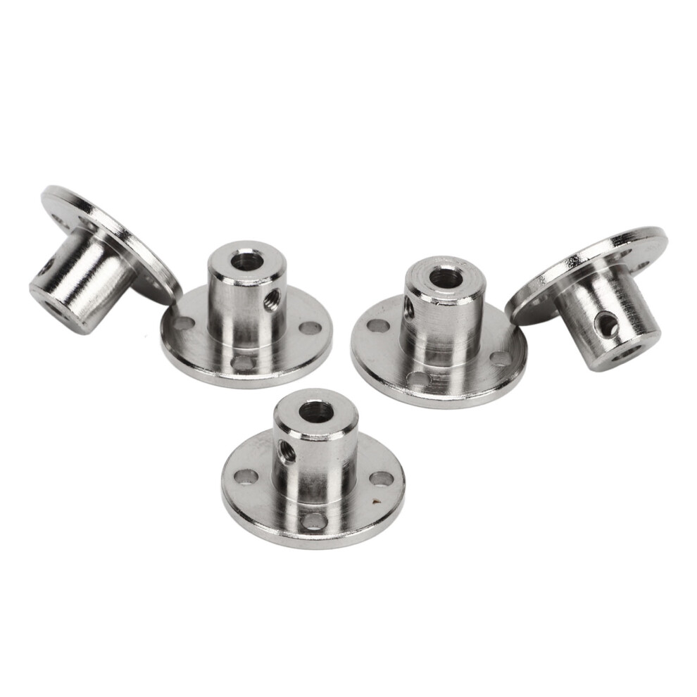 5Pcs 4Mm Flange Coupling Connector Steel Rigid Guide Model Coupler Accessory Shaft Axes Fittings For Diy Rc Model Motors 6951317997290