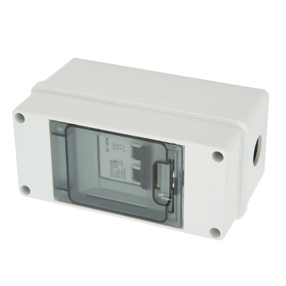 2P Miniature Circuit Breaker Ip65 Waterproof Disconnect Switch For Solar Pv System 1000Vdc 40A 4631317997354