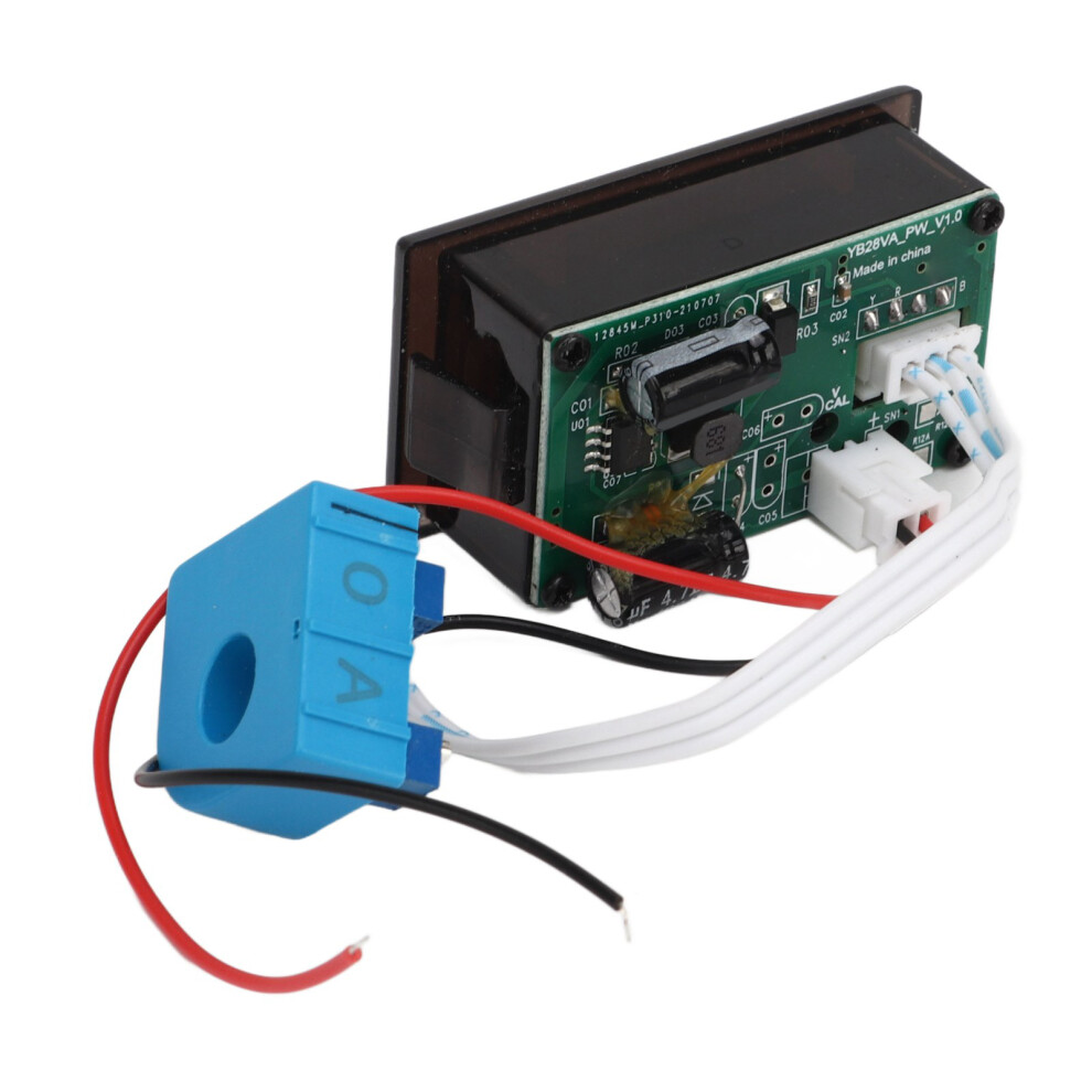 Hall Dc Digital Display Ammeter Working Voltage 4Â30V Dual Led Display Current Voltmeter Panel 7661317998362
