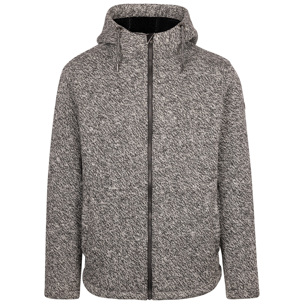 (XXS, Grey Marl) Trespass Men's Fleece Jacket - Josephton
