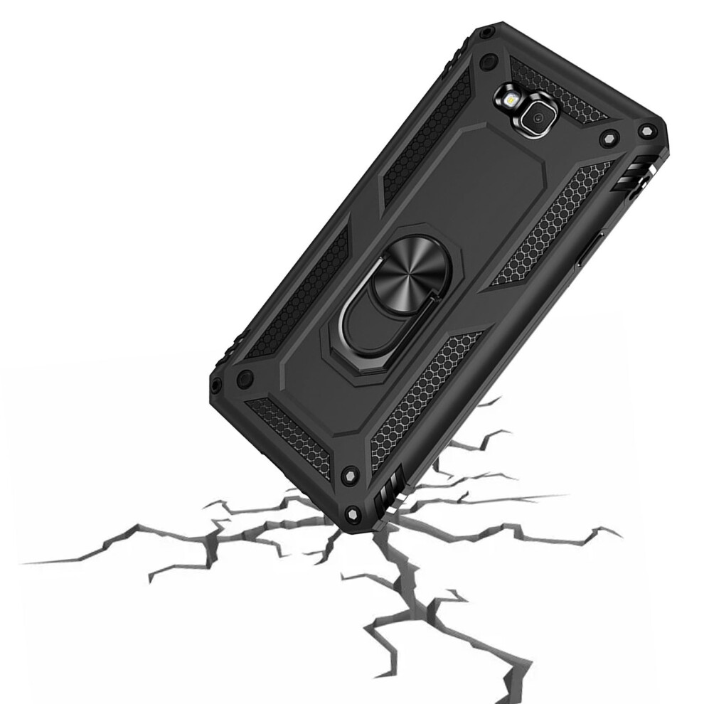 Phone Case For Galaxy J7 Prime For On7 2016 Rugged Pc Shockproof Protective Mobile Phone Back Cover 5.5Inch Black 5011318003046