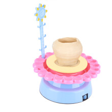 Kinder-Töpferset – DIY Tonkunst, Pink & Blau, USB-betrieben