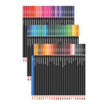 72 Buntstifte-Set mit Radiergummi & Anspitzer, leicht zu greifen, 19,5 cm