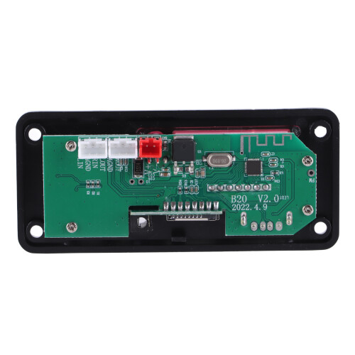DC 6V‑12V Bluetooth 5.0 MP3 Decoder Module Digital Display Dual Decoding Wireless Audio Receiver Module with Remote Control 1