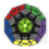 Bunter ABS-Pentagonal-Dodekaeder-Speed-Puzzle-Spielzeug 8,5 cm 12