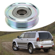 Power Steering Tensioner Pulley MD303884 Drive Belt Idler Deflection Guide Pulley Replacement for Mitsubishi Montero Base