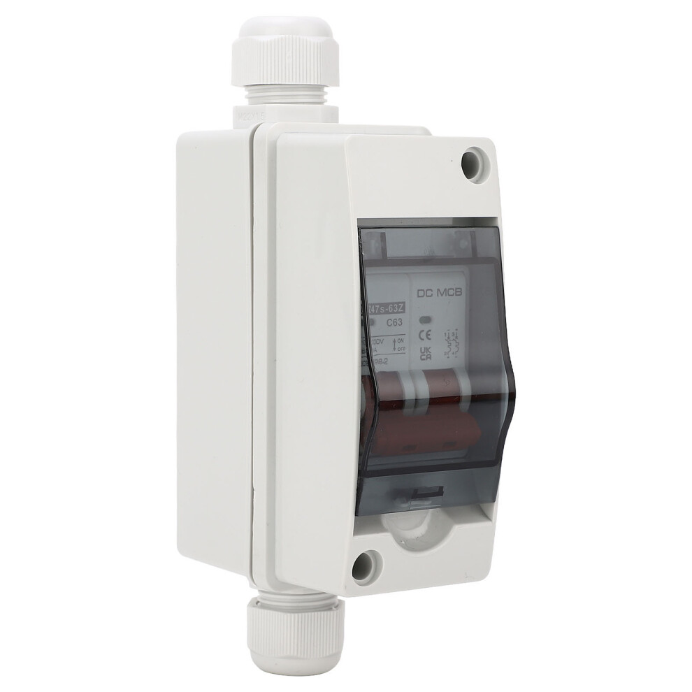 Sg Dc Miniature Circuit Breaker 2P 63A 1000V Disconnecting Switch Ip65 Waterproof For Solar Pv System 4311318009026