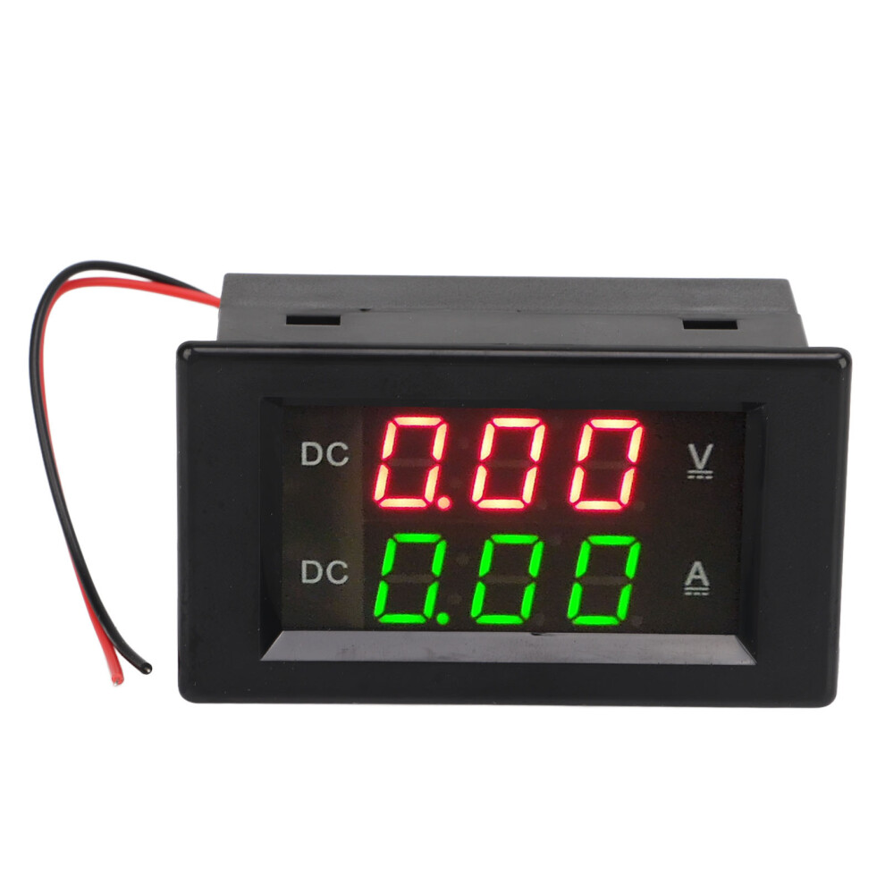 Yb4835va Digital Voltmeter Ammeter Dc 600V 100A Decimal Point Automatic Shift Dual Display Current Voltmeter 6921318012773
