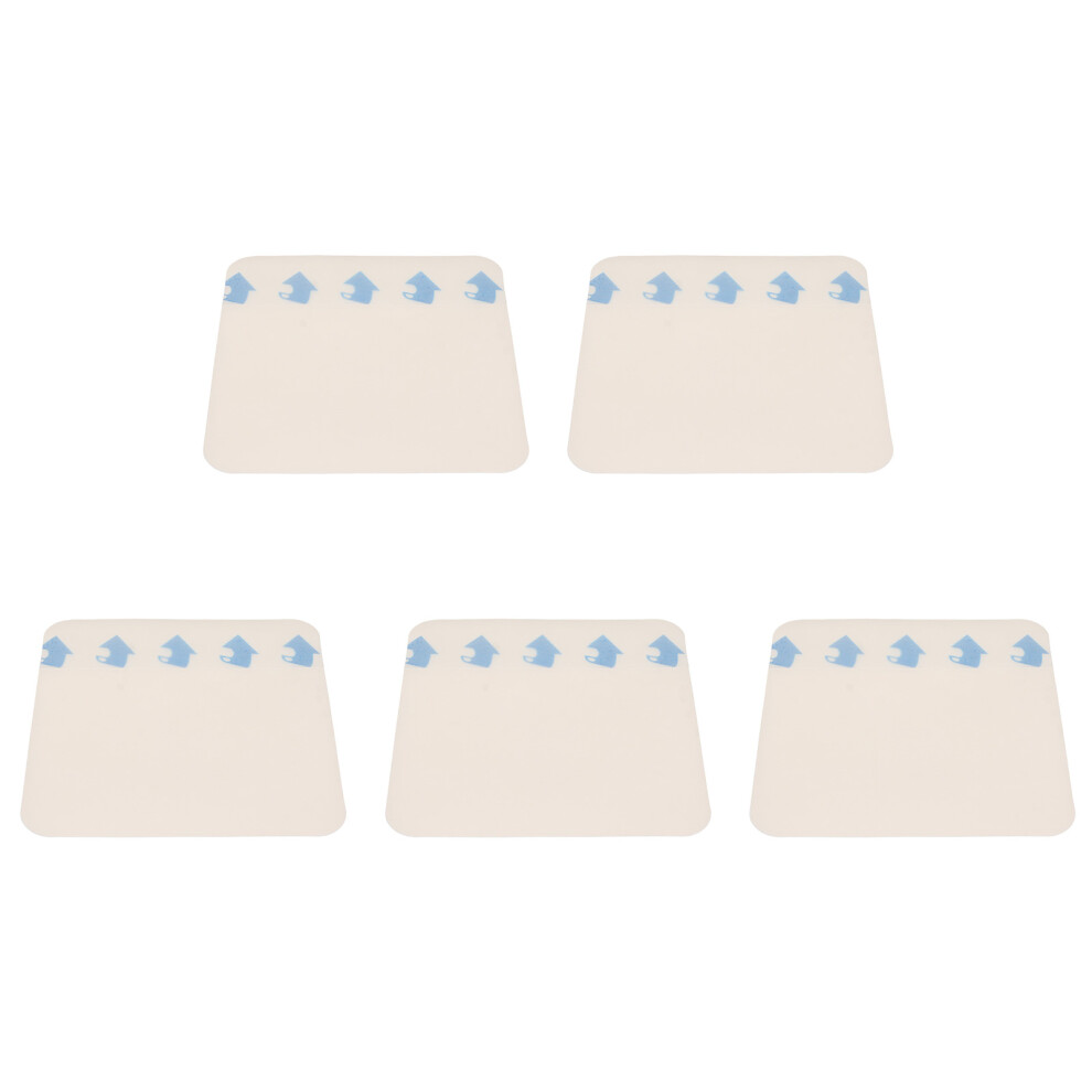 5pcs Hydrocolloid Dressing Extra Thin Waterproof Soft Disposable Bordered Hydrocolloid Dressing Skin Color