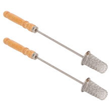2pcs Cupping Booster Ignition Rod Cotton Head Wooden Handle Stainless Steel Traditional Reusable Cupping Ignition Rod