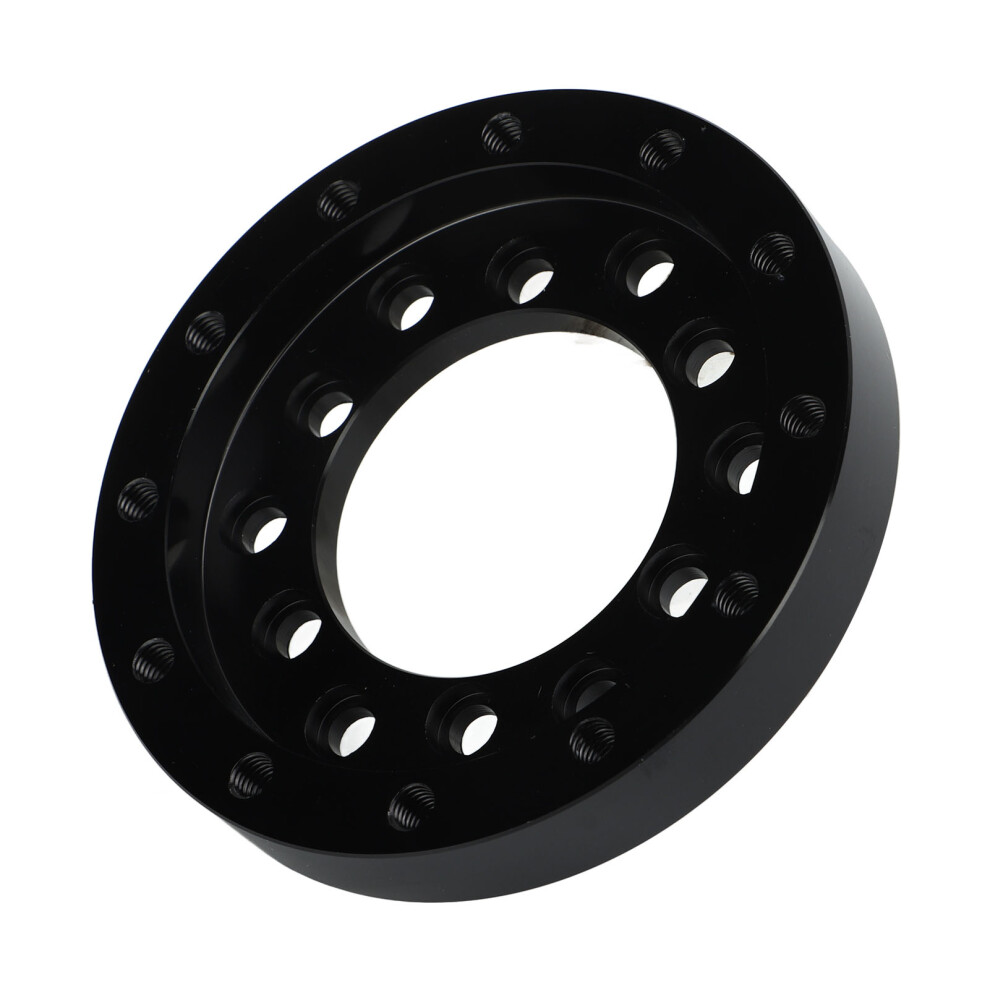 Steering Wheel Adapter Plate Cnc Aluminium Alloy For Logitech G25 G27 G29 G920 13 14In Steering Wheel 73Mm/2.87In Black 4991318019272