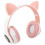 Cat Ear Bluetooth Headphone Low Delay Long Transmission Distance Wireless Bluetooth Gaming Headset for Computer Phone 3