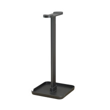 Universelle schwarze ABS-Kopfhörerhalterung für alle Größen, abnehmbarer Desktop-Halter