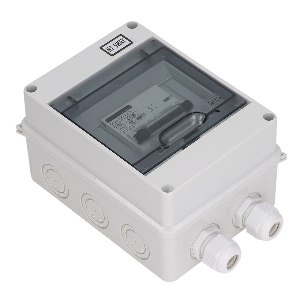 80A 2P Miniature Circuit Breaker Ip65 Waterproof 1000Vdc Disconnect Switch For Solar Pv System 5051318023422