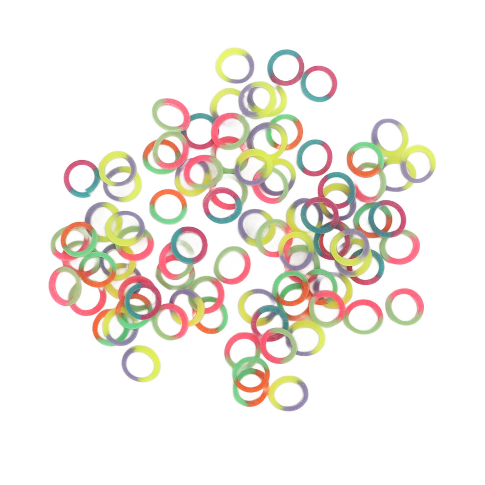 500pcs Orthodontic Rubber Bands Portable Teeth Elastic Rubber Bands for Braces Pet Beauty 6.35mm Color Mixed