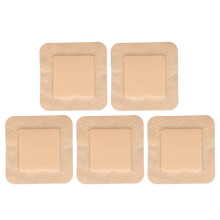 5 Stück Silikon-Gel-Druckverband gegen Druckgeschwüre, 7,5 cm quadratisch