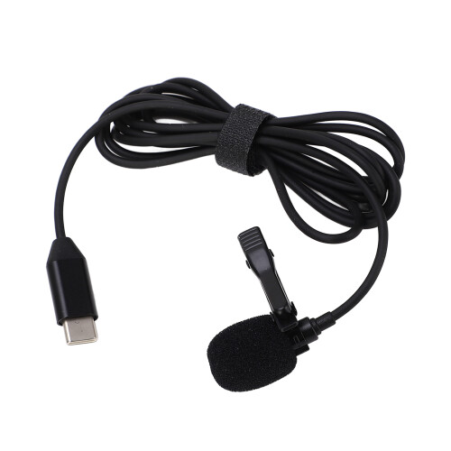 Lavalier Microphone Action Camera Microphone with Type C Interface for DJI Action OA2 OA3 MC490