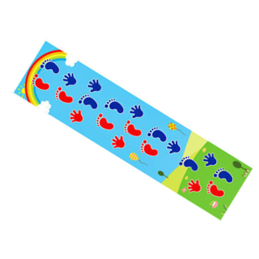 Crawling Mat Kids Crawl Game Carpet Waterproof Children Playing Cloth Rug for Home 1 Person 2.8x0.6m / 9.19x1.97ft