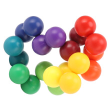 Helles Farb-Fidget 3D-Puzzleball Stressabbau Bildungsspielzeug, Kunststoff