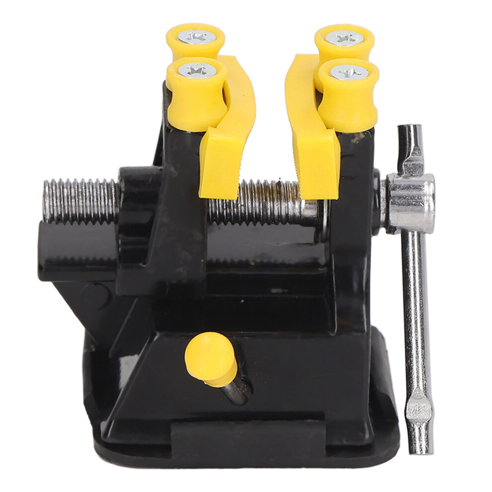 Bench Vise Suction Cup Precise Adjustment Firm Fixation Aluminum Alloy Mini Table Carving Bench Vise
