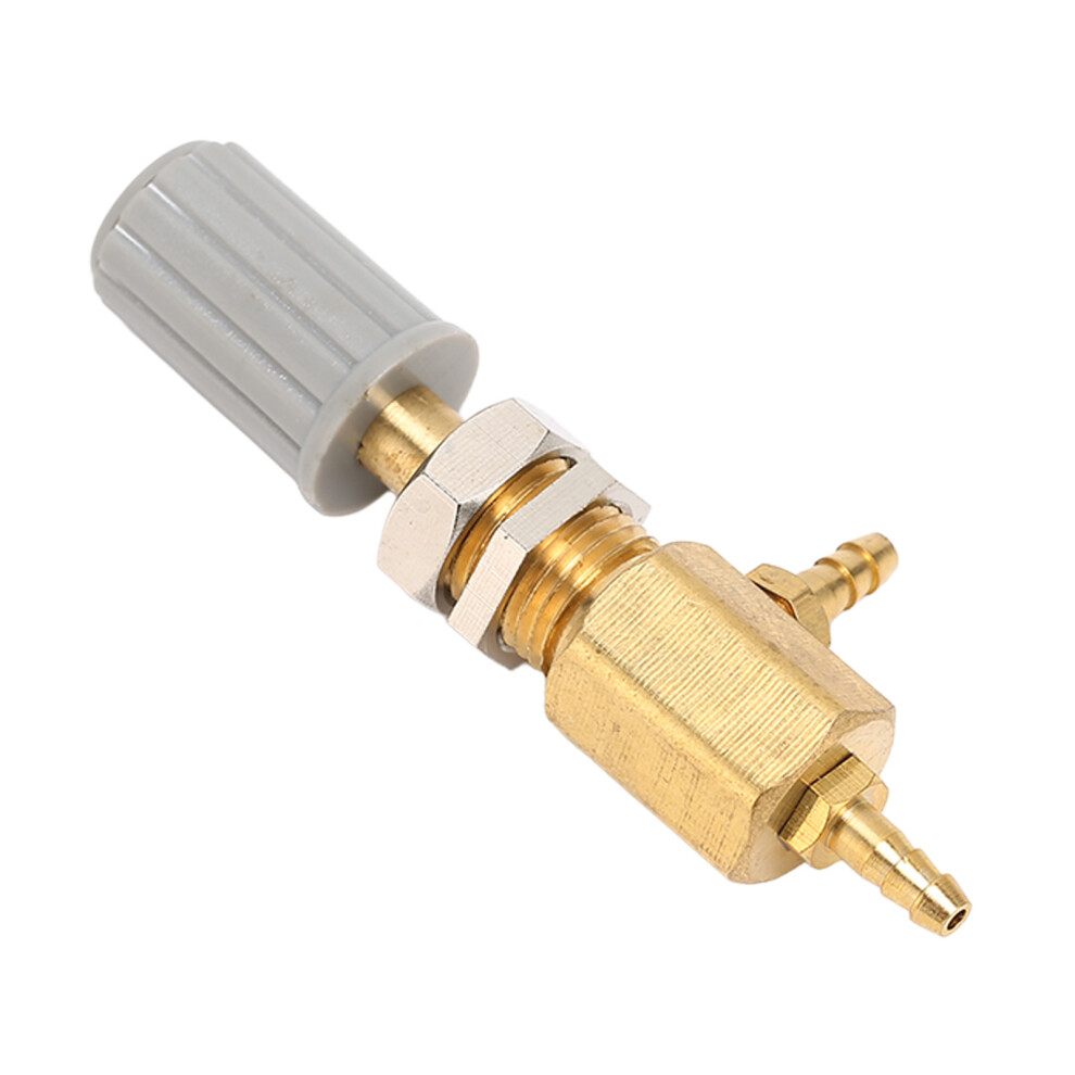 Dental Regulating Control Water Valve Copper T Shape Universal Dental Foot Valve For Dental Chair Turbine Unit 0.2In 8731318033917