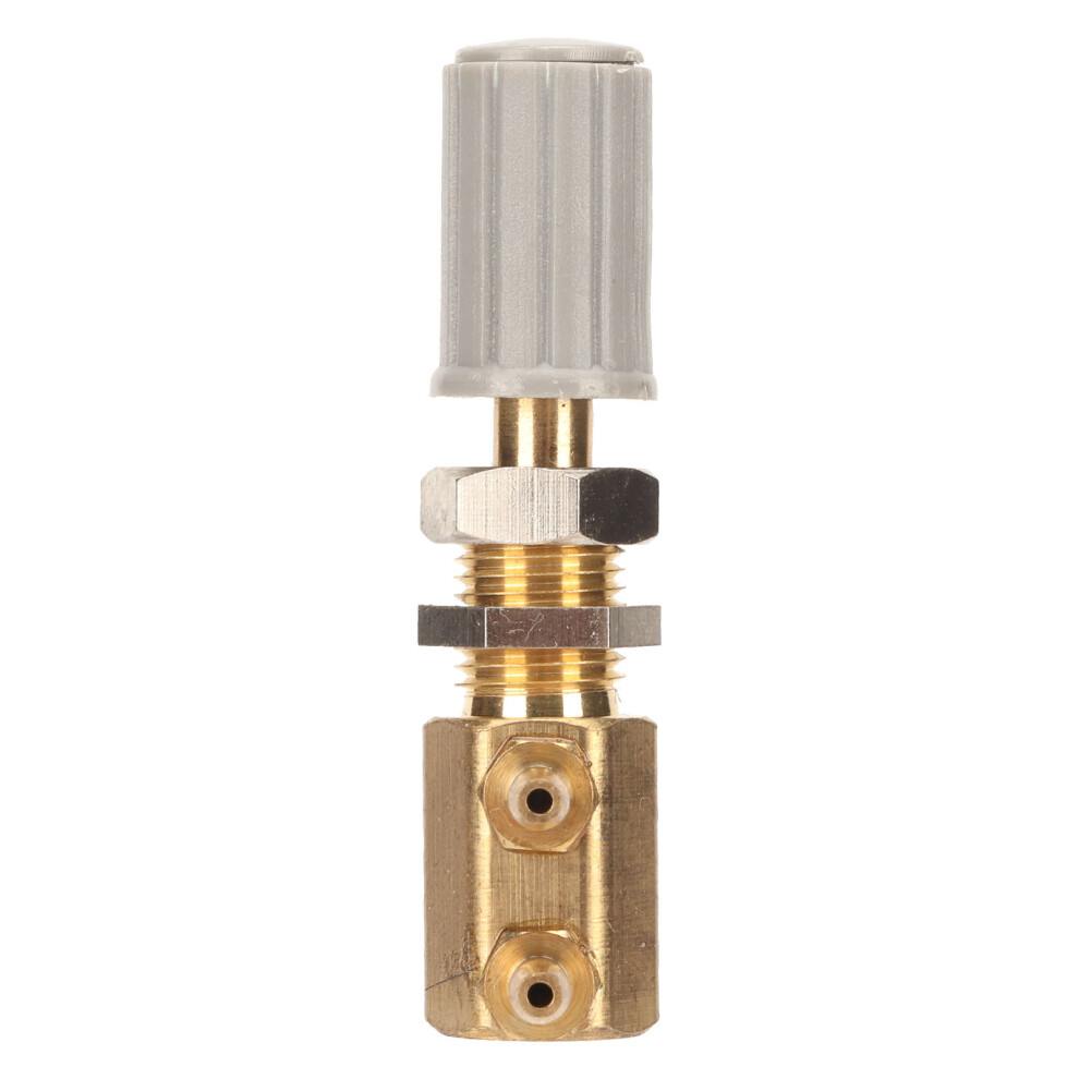 Copper Dental Water Valve F Type Good Passability Dental Water Pressure Regulating Valve 3Mm / 0.12In 8101318033949