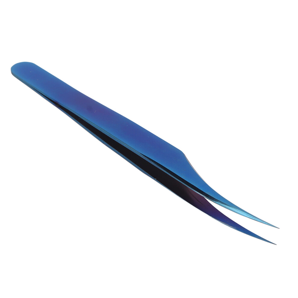 Eyelash Extension Tweezers Stainless Steel Ergonomic Nail Art Tweezers for Volume Individual False Lashes Extension Dolphin Tweezers