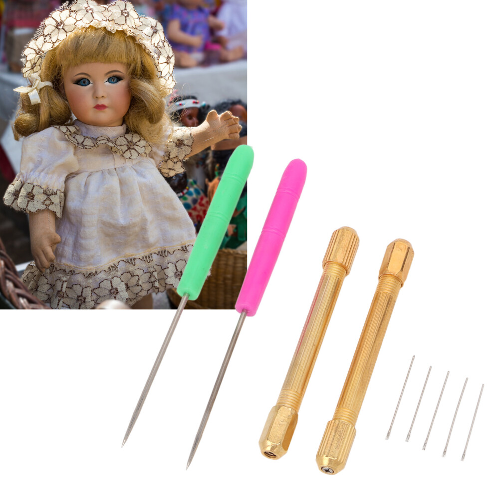 Doll Hair Rooting Holder Needle Set Professional DIY Doll Hair Wig Reroot Tools Awl Accessories