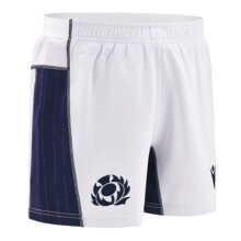 (M) 2024-2025 Scotland Rugby Authentic Home Shorts (White)