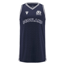 (MB) 2024-2025 Scotland Rugby Basketball Singlet (Navy) - Kids