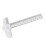 T Ruler Inch CM Scale Transparent Acrylic Portable Multi Function Drafting Ruler for Art Framing Craft 6