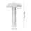 T Ruler Inch CM Scale Transparent Acrylic Portable Multi Function Drafting Ruler for Art Framing Craft 5
