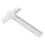 T Ruler Inch CM Scale Transparent Acrylic Portable Multi Function Drafting Ruler for Art Framing Craft 10