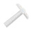 T Ruler Inch CM Scale Transparent Acrylic Portable Multi Function Drafting Ruler for Art Framing Craft 8