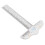 T Ruler Inch CM Scale Transparent Acrylic Portable Multi Function Drafting Ruler for Art Framing Craft 1